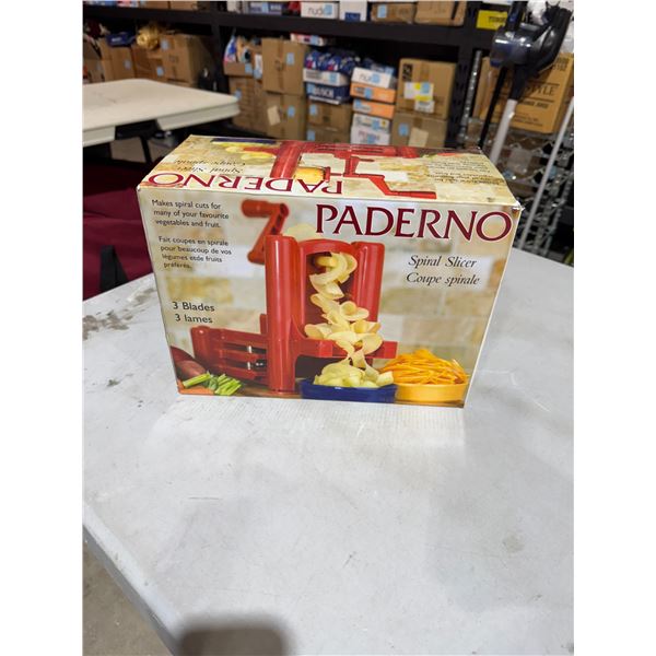 PADERNO spiral slicer