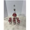 Image 2 : B bohemian Crystal decanter and glasses