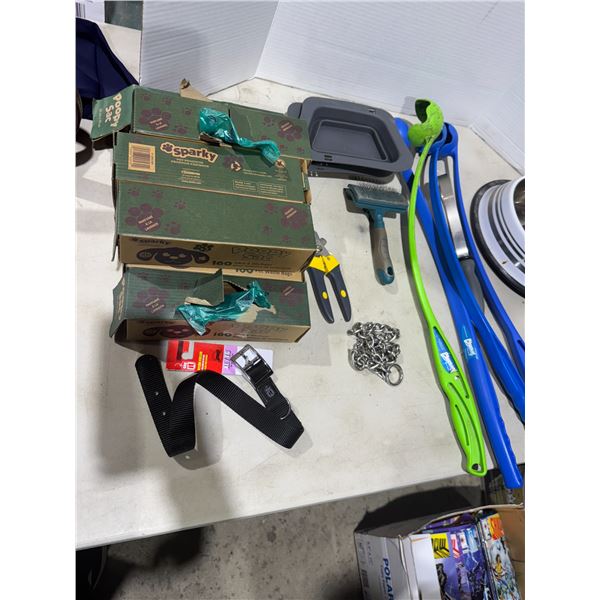 Poopy sacks and other dog related items