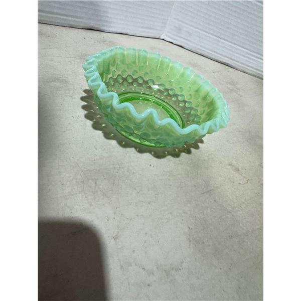 Uranium glass dish