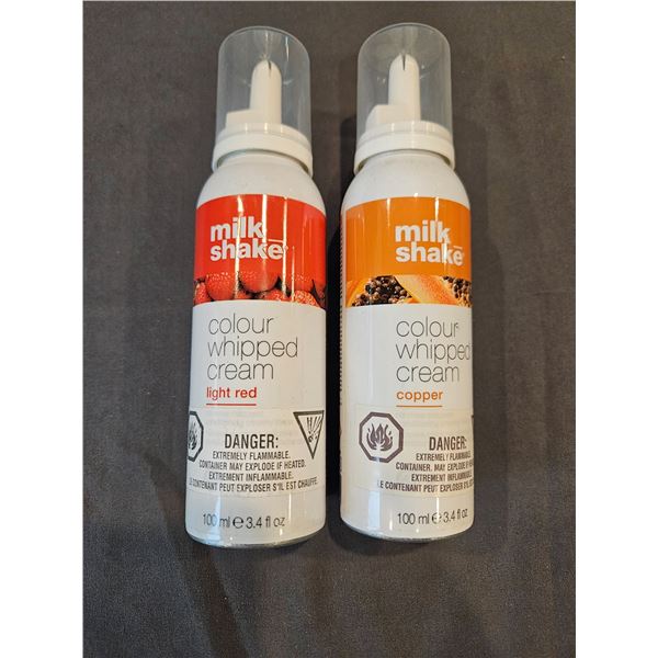 Milkshake Colour whipped cream