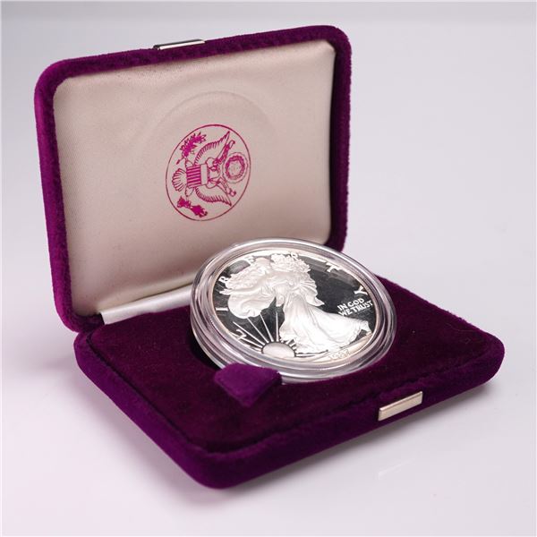 1987-S U.S. 1oz Silver Eagle Proof Coin OGP