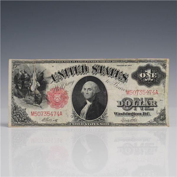 1917 $1 Legal Tender "Sawhorse" Banknote