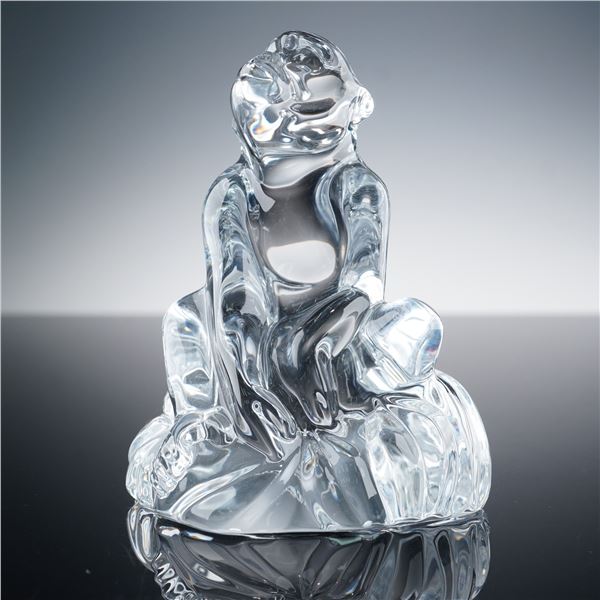 Baccarat Crystal Chinese Zodiac Animal Figurine, Monkey