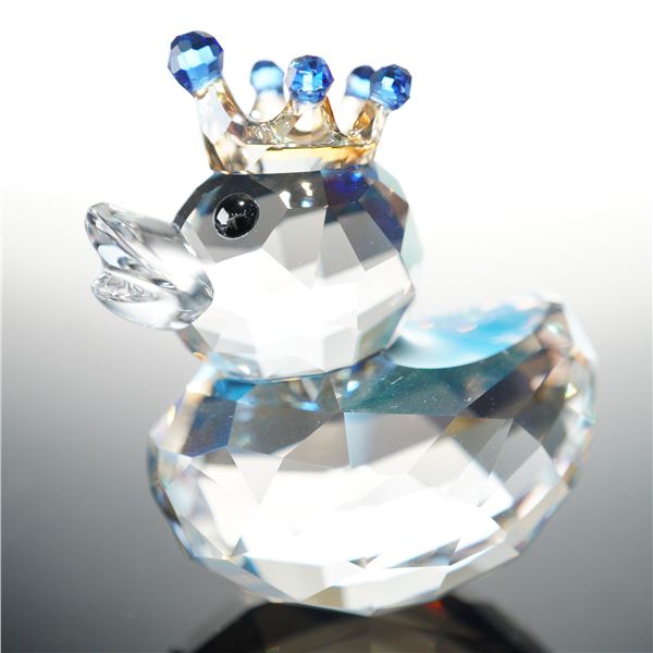 Swarovski Crystal Figurine, Happy Duck Prince