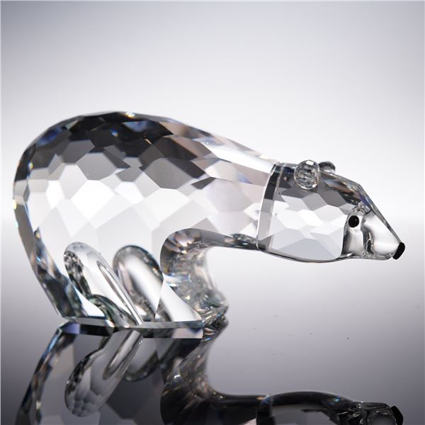Swarovski Crystal Figurine, Polar Bear