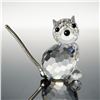Image 2 : 3pc Swarovski Silver Crystal Figurines, Beagle Playing, Sitting Rabbit, Cat