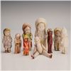 Image 1 : 9pc Old Porcelain Dolls, Marked Japan Miniatures