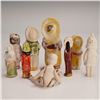 Image 2 : 9pc Old Porcelain Dolls, Marked Japan Miniatures