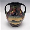 Image 1 : Moorcroft Pottery Handled Vase by San Leeper, Western Isles