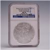 Image 1 : 2012 (S) American Silver Eagle Early Release Dollar Coin NGC Graded MS 70