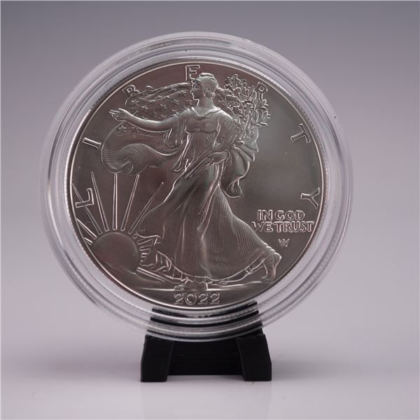 2022-W US 1oz Silver Eagle (T-2) UNC Coin OGP