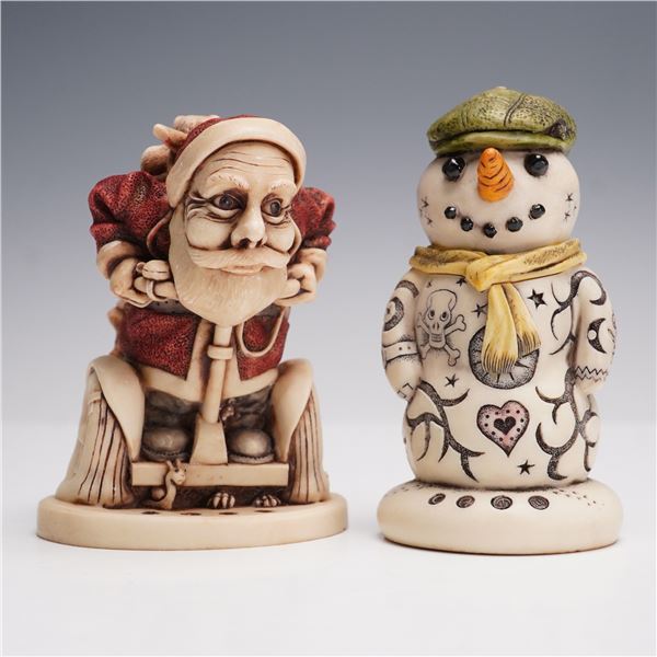 2pc Harmony Kingdom Treasure Boxes, Smooth Operator and Mr. Cool