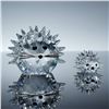 Image 1 : 2pc Swarovski Crystal Figurines, Hedgehogs 013989 and 010019