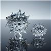 Image 3 : 2pc Swarovski Crystal Figurines, Hedgehogs 013989 and 010019