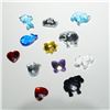 Image 1 : 6pc Set of Swarovski Crystal Mini Figurines and Magnets