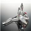 Image 2 : Swarovski Crystal Figurine, Pink Centre Orchid