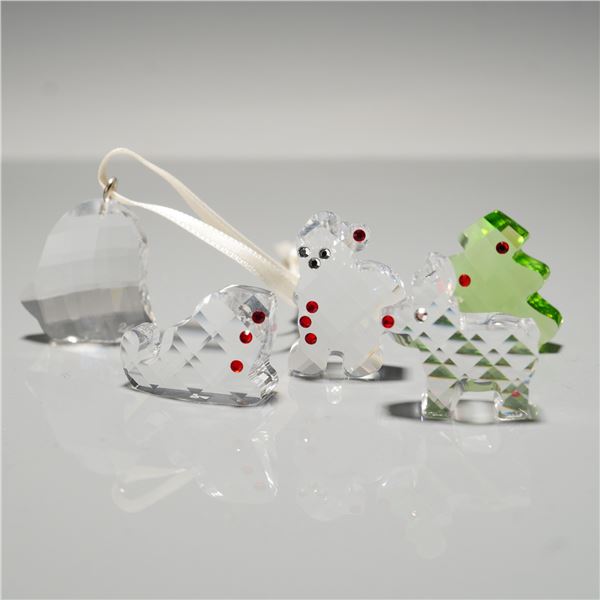 5pc Swarovski Crystal My Little Christmas Figurines and Ornament