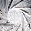 Image 3 : Cut Crystal Vase with Swirling Fan Motif