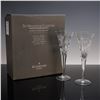 Image 5 : 2pc Waterford Crystal Millennium Prosperity Champagne Flutes