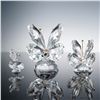 Image 2 : Swarovski Crystal Figurines, Large & Mini Gold Antenna Butterfly plus Tiny