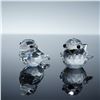 Image 1 : 2pc Swarovski Crystal Figurines, Sparrows 169685 and 010017