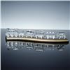 Image 2 : 7pc Swarovski Crystal Figurines, Train Set and Display Stand
