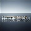 Image 3 : 7pc Swarovski Crystal Figurines, Train Set and Display Stand