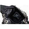 Image 5 : Chanel Black Silver-tone Sequin Leather Summer Night Single Flap Shoulder Bag