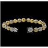 Image 3 : 3.35 ctw Diamond Bracelet - 14KT White and Yellow Gold
