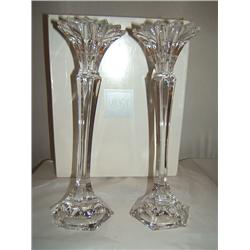 Exquisite Mikasa Crystal Candle Holders