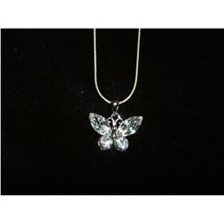 Sparkling Butterfly Pendant