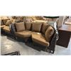Image 1 : RATANA SAND SEBASTIAN CURVED CORNER CUDDLE COUCH 80"W