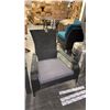 Image 1 : PATIO FLARE BLACK/GREY MUSKOKA PATIO CHAIR