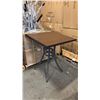 Image 1 : RATANA BAR HEIGHT PATIO TABLE WITH DURAWOOD TABLE TOP APPROXIMATELY 34"X34"
