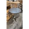 Image 1 : RATANA METAL TABLE WITH GREY 30" ROUND TOP