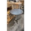 Image 1 : RATANA METAL TABLE WITH GREY 30" ROUND TOP