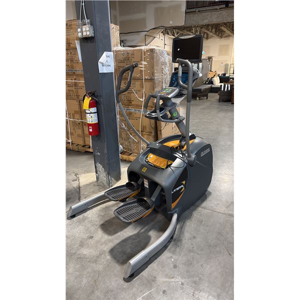 OCTANE FITNESS OFF SET LATERAL STEPPER WITH ADJUSTABLE CONTROLS AND DIGITAL DISPLAY
