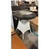 Image 1 : RATANA 36" GLASS TOP PATIO WICKER TABLE