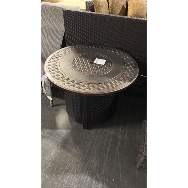 PATIO FLARE METAL 33" ROUND FIRE TABLE