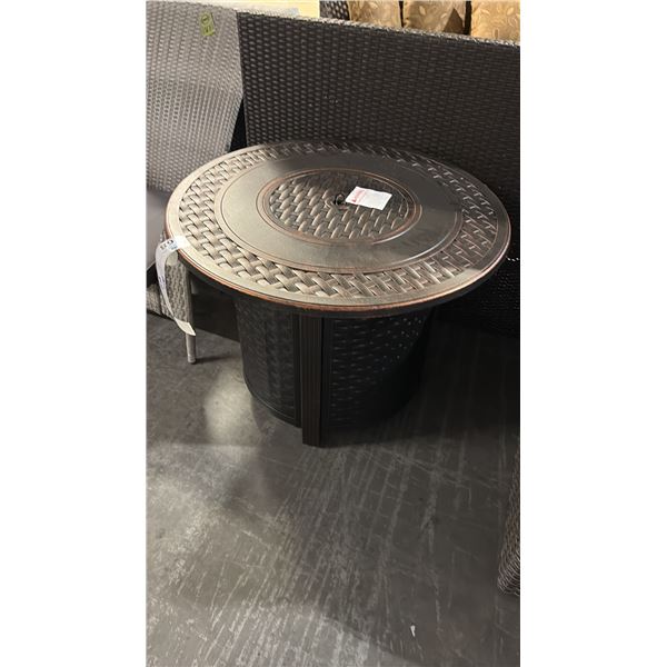 PATIO FLARE METAL 33" ROUND FIRE TABLE