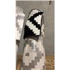 Image 1 : A2ZRUG FRENDY COLLECTION BLACK/WHITE PATTERN RUG (240CM X 330CM)