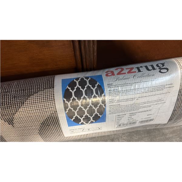 A2ZRUG FRENDY COLLECTION BLACK/WHITE PATTERN RUG (160CM X 160CM)