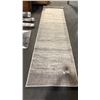 Image 1 : A2ZRUG GREY/WHITE PATTERN RUG (300CM X 77CM)