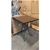 Image 1 : RATANA BAR HEIGHT PATIO TABLE WITH DURAWOOD TABLE TOP APPROXIMATELY 34"X34"