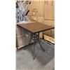 Image 1 : RATANA BAR HEIGHT PATIO TABLE WITH DURAWOOD TABLE TOP APPROXIMATELY 34"X34"