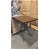 Image 1 : RATANA BAR HEIGHT PATIO TABLE WITH DURAWOOD TABLE TOP APPROXIMATELY 34"X34"