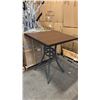 Image 1 : RATANA BAR HEIGHT PATIO TABLE WITH DURAWOOD TABLE TOP APPROXIMATELY 34"X34"