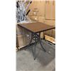 Image 1 : RATANA BAR HEIGHT PATIO TABLE WITH DURAWOOD TABLE TOP APPROXIMATELY 34"X34"