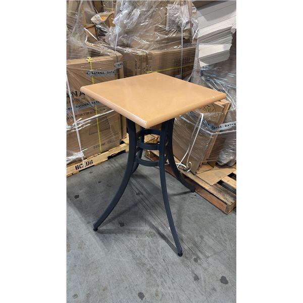 RATANA SEATTLE COUNTER PATIO TABLE BASE WITH APPROXIMATELY 24"X24" TABLE TOP